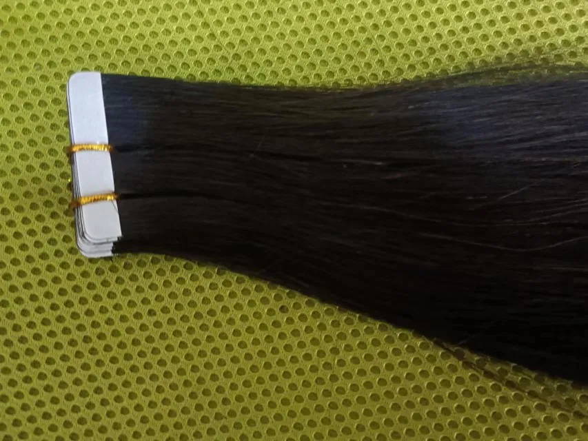 28″/71cm Tejp i människohårförlängning 20 st European Remy Straight Adhesive Extension tejp på människohår photo review