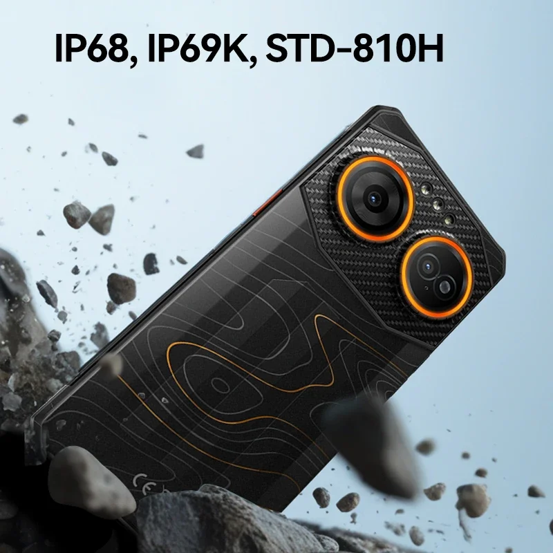 IIIF150 Rugged Smartphone Air3S 90Hz 16GB(4+12) 128GB 6.6'' Fullview Display  2.4M Drop 6m Waterproof Android 14 Ultra-Thin