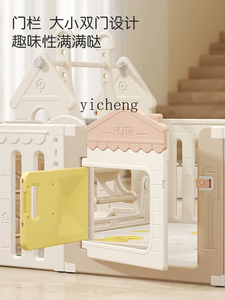 zz Children's Protective Grating Baby Living Room Interior Home Gaming Fence Baby Safety Crawling Mat Fence