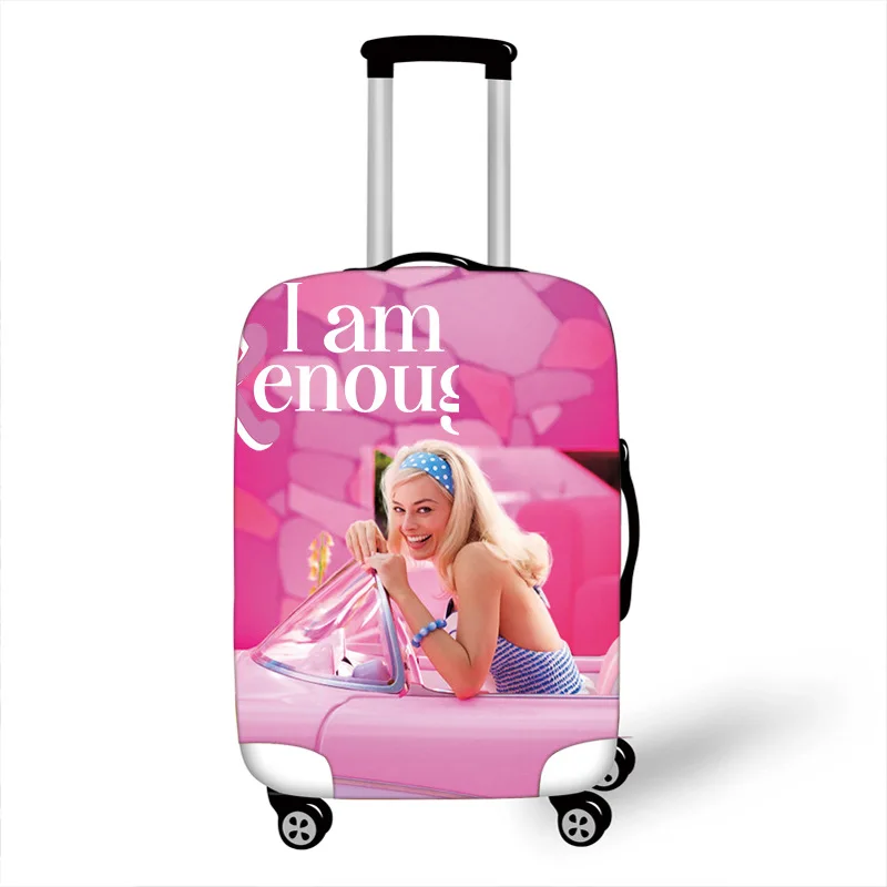 Barbie Pink Luggage Protective Cover Zipper Suit For 18-32 inch - Main Image