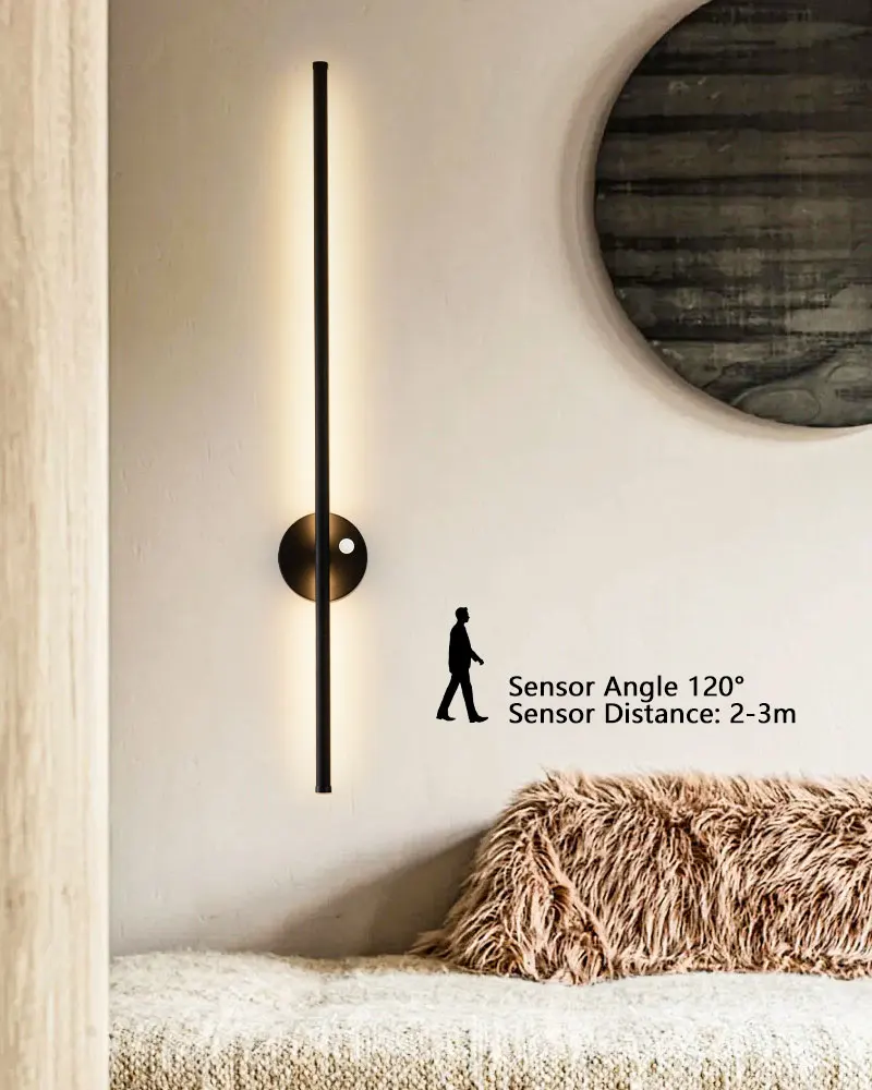 Description Picture 4 of itemIndoor PIR Motion Human Sensor LED Wall Lamps for Corridor Foyer Induction LED Wall Lights Wall Sconce for Bedroom AC85-265V