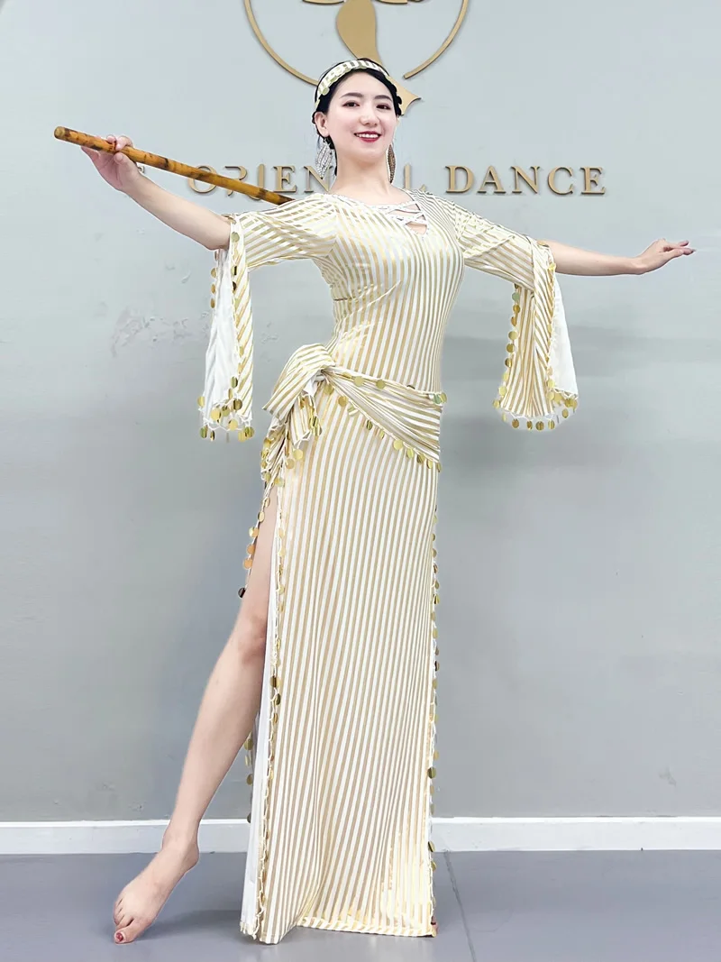 Baladi Saidi Costume Exotic Robe Set Strip Sequin Shine Women