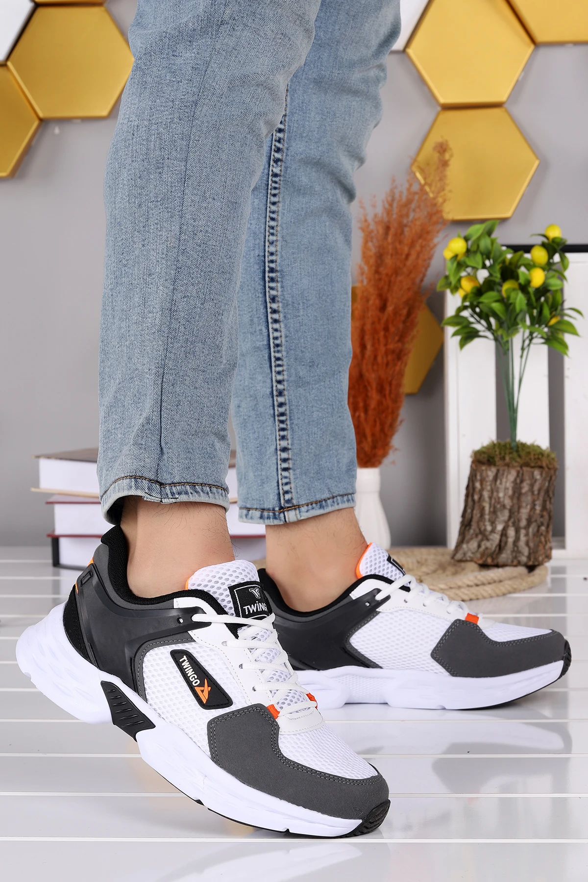 Ayakland Zapatillas deportivas para calzado deportivo para a diario, 555|Zapatillas caminar| - AliExpress