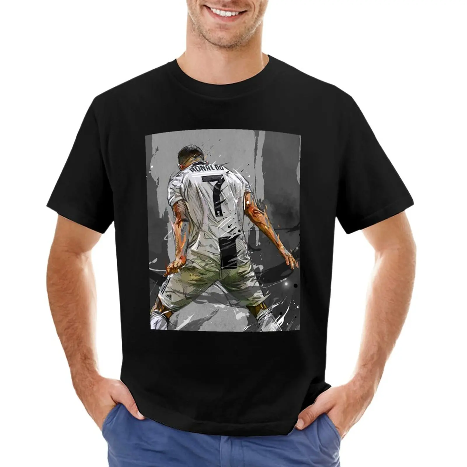 

Painting Cristiano Art T-Shirt blondie t shirt graphics t shirt t shirts for men pack