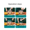 Electric Meat Grinder Chopper Stainless Steel Kitchen Machines Vegetable Crusher Slicer Machine Household Mixer Food Processors 5