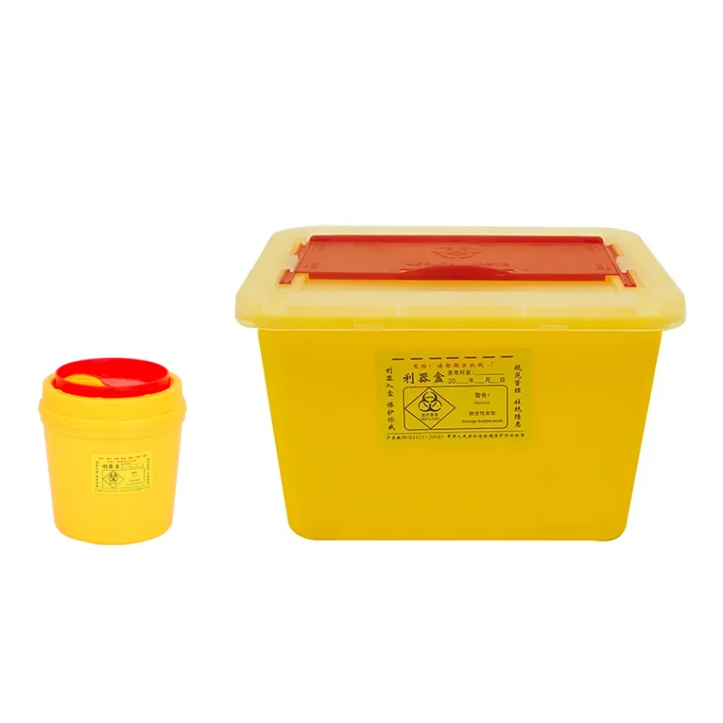 1L/5L Microblading Tattoo Waste Needles Cartridge Sharps Blades Accessories Disposal Trash Collection Bucket Storage Box
