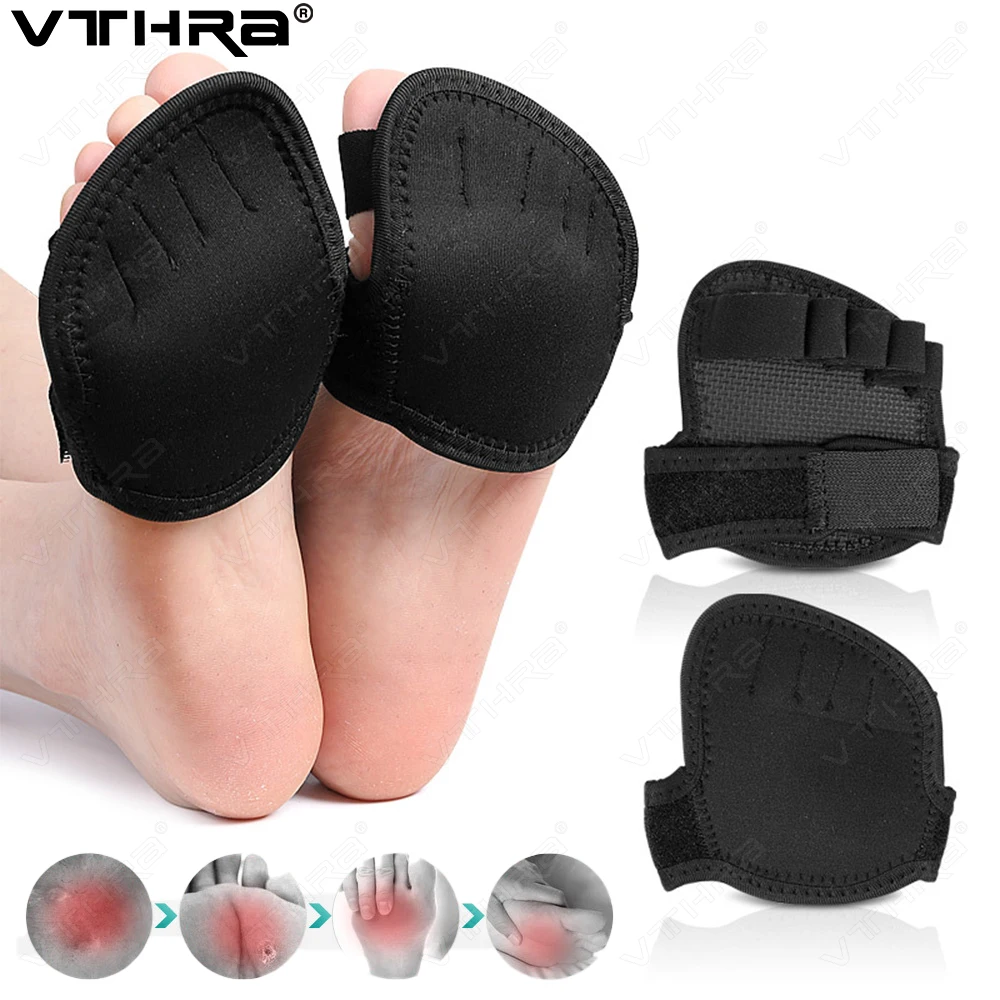 

Adjustable Five Toes Forefoot Pads Heel Half Insoles Calluses Corns Foot Pain Relief Care Absorbs Shock Socks Toe Pad Insert