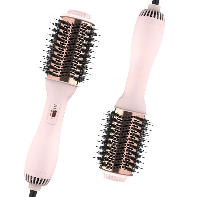 LISARPO 3 in I Hot Air Brush Blowout Brush and Volumize Hair Straightener for Women Styler Electric Brushes Hair Dryer