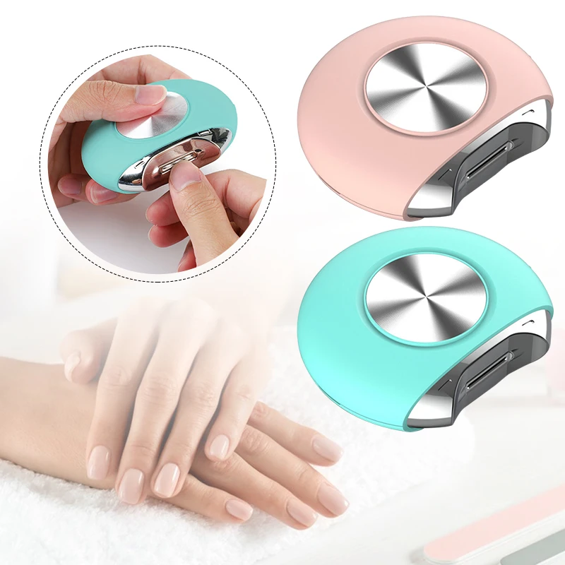 

Smart Nail Clipper Polisher Professional Electric Nail Trimmer Manicure Machine Mini Portable Finger Nail Tools for kids Baby