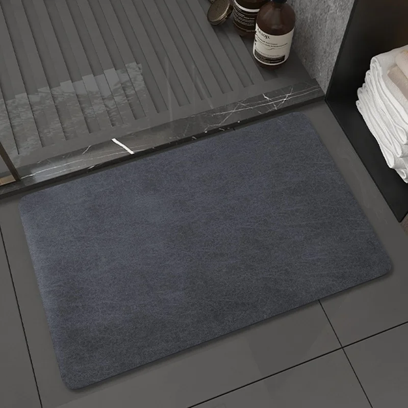 New Solid Color Detachable Bath Mat 2in1 Super Absorbent Diatom Quick Dry  Bathroom Floor Mats Non-Slip Shower Room Carpet 욕실 매트 - AliExpress
