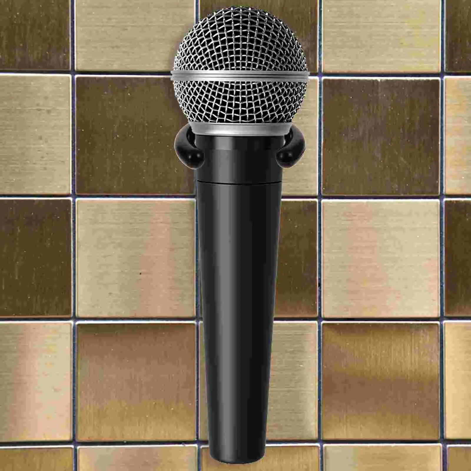

Microphone Holder Microphone Hanger Wall Mount Microphone Holder Tool Universal Use Clip Stand Microphone Fixed Holder