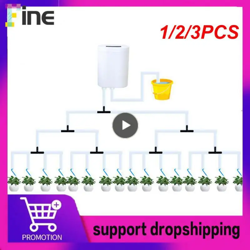 

Комплект для полива растений, автоматическое устройство для капельного полива комнатных растений с таймером, устройство для сада, 1/2/3 шт.