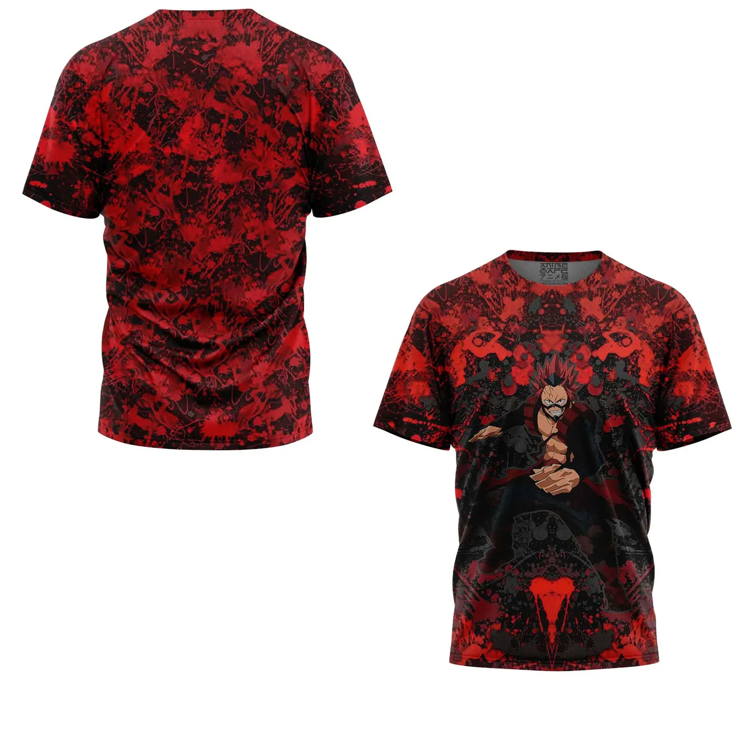 

2024 Hot sales Anime Enthusiasts 3D Printing My Hero Academy Anime TShirt Summer Unisex Street Casual Large Sport Round Neck Top