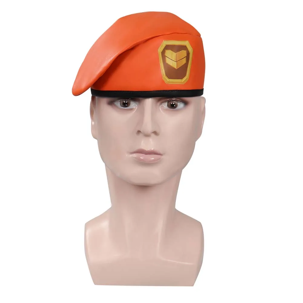 Brimstone Hat Game Valorant Cosplay Costume Accessories Male Berets Headwear For Adult Men Halloween Masquerade Party Role Play
