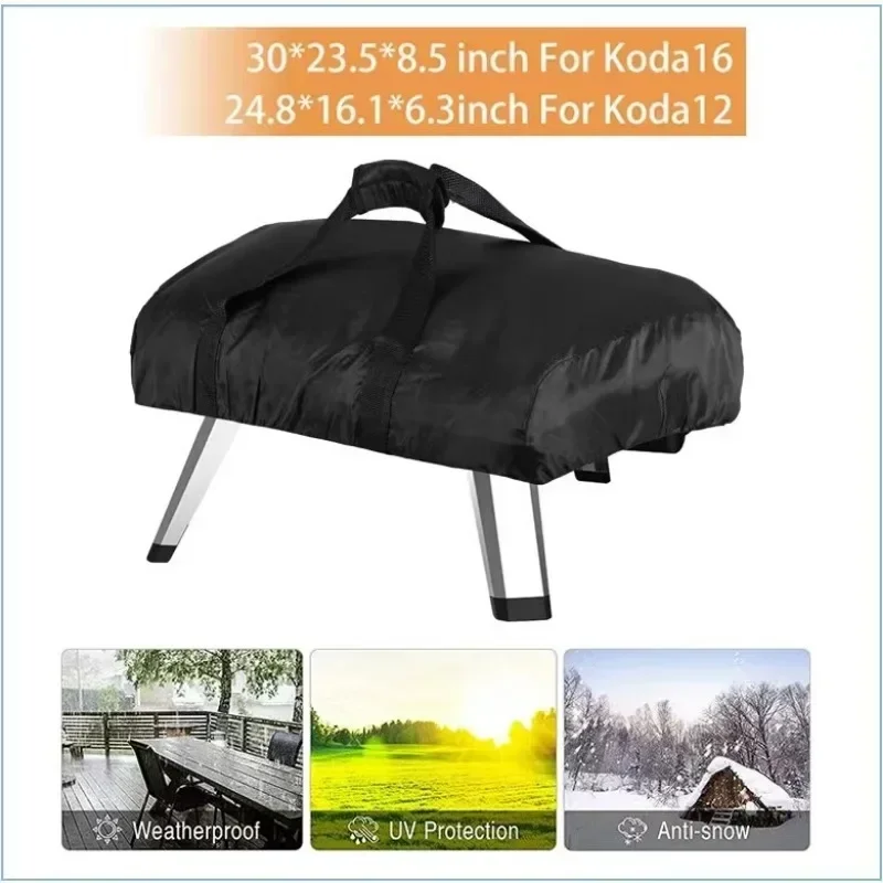 Pizza Oven Cover for Ooni Koda 12 16 Portable 420D Oxford Fabric Waterproof Pizza Oven Dustproof Covers BBQ Accessories