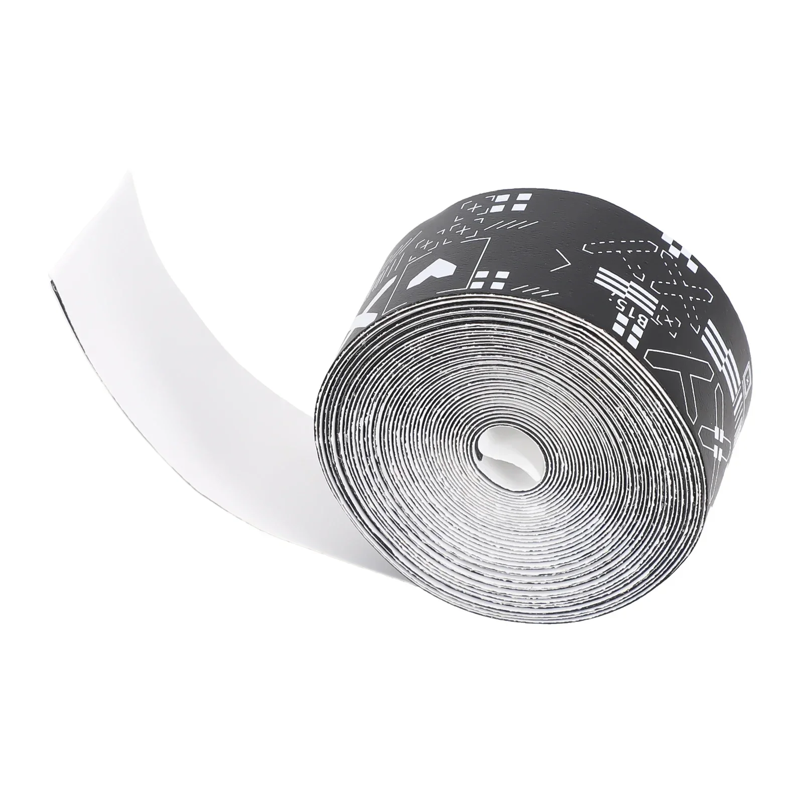 1 Roll 500cm Tennis Racket Paddle Head Protection Tape Sticker for Beach Pickleball Racket Sport Part PU Reduce Friction