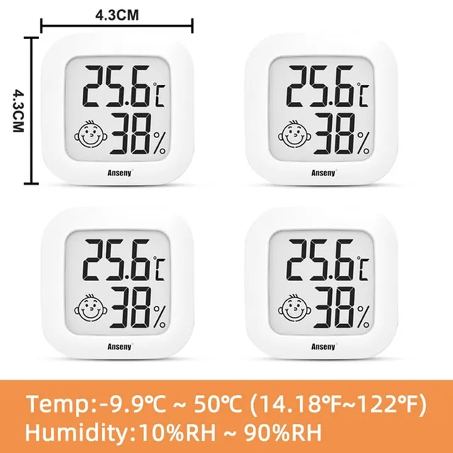 4pcs White