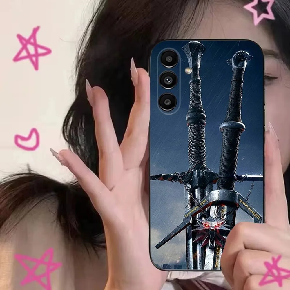 The W-Witcher Wiedzmin Black Soft Phone Case