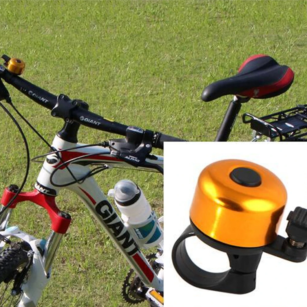 Klaxon De Vélo Classique En Métal - Son Puissant - Support Inclus - Pour VTT, Balades, Golf Cart