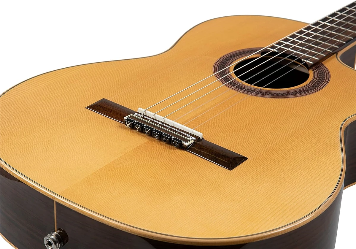 6 Stück klassische Gitarren saiten Set überzug super leichte klassische Gitarre klare Nylon-Silbersaiten versilbertes Kupfer – Detail 14