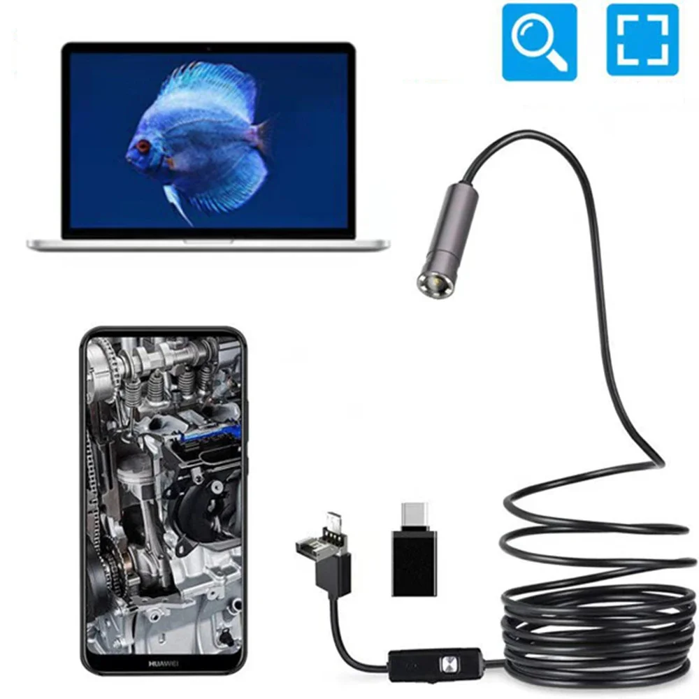 

10M/15M HD Fishing Camera IP67 Waterproof Underwater WiFi Connection Mobile Phone Tablet 8LED Illuminated Fish Finder Device