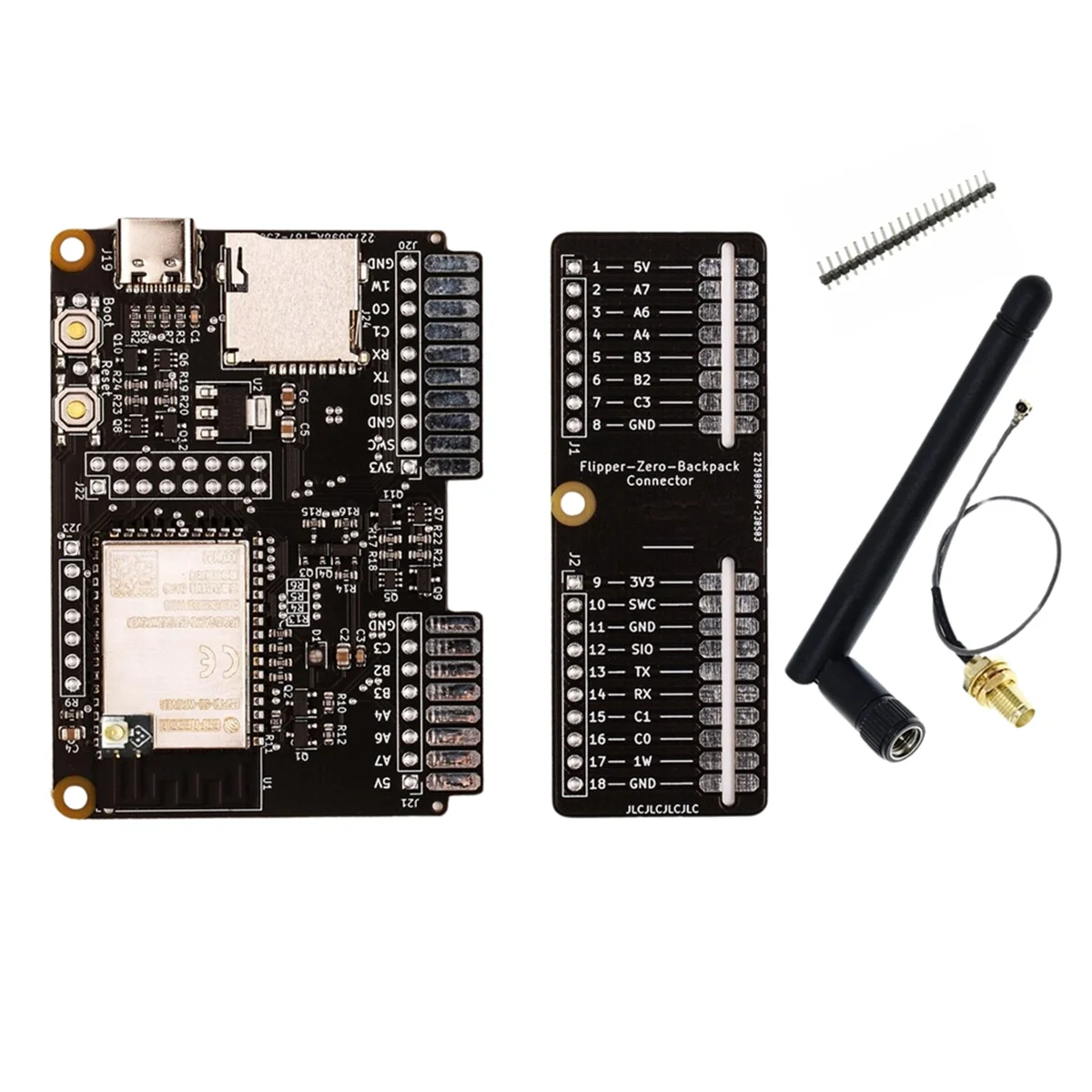 wifi-mochila-com-um-caso-impresso-3d-kit-addon-board-flipper-zero-versao-antena-externa-esp32