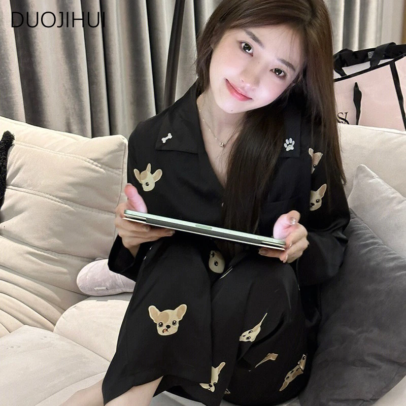 DUOJIHUI Ins, черный цвет
