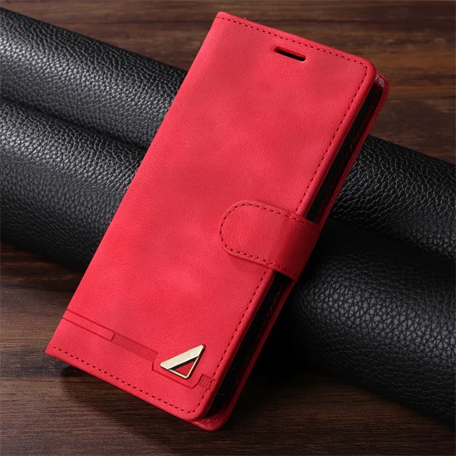 Premium Flip Leather Wallet Case with Card Slot – Elegant and Durable Cover