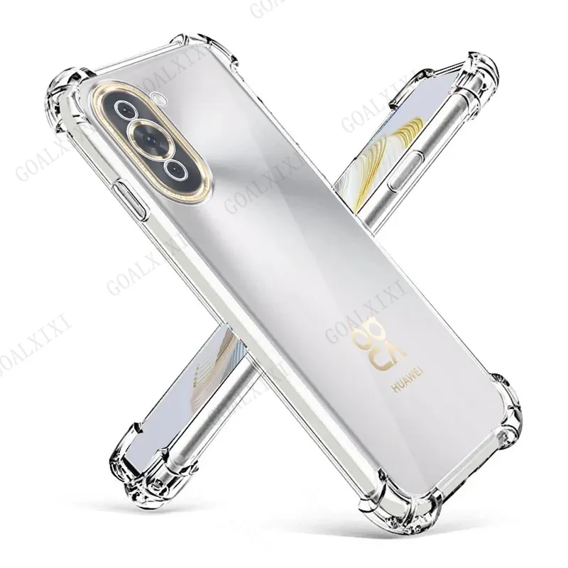 Clear Shockproof Silicone Soft Phone Case for Huawei Nova 10 Series