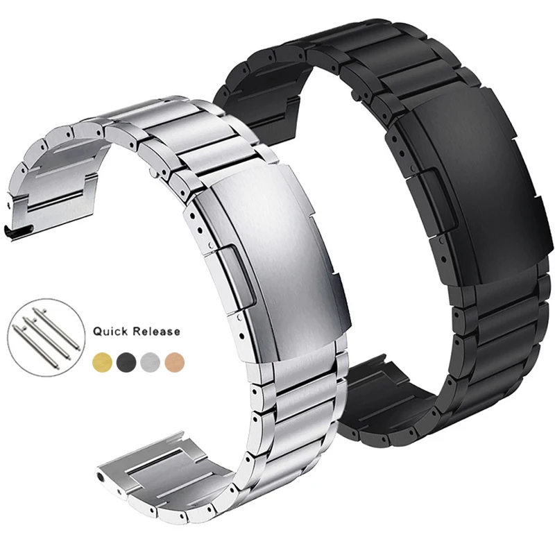 Watch Band | Watchbands - 18mm 20mm 22mm 24mm Luxury Stainless Steel Watch  Band - Aliexpress