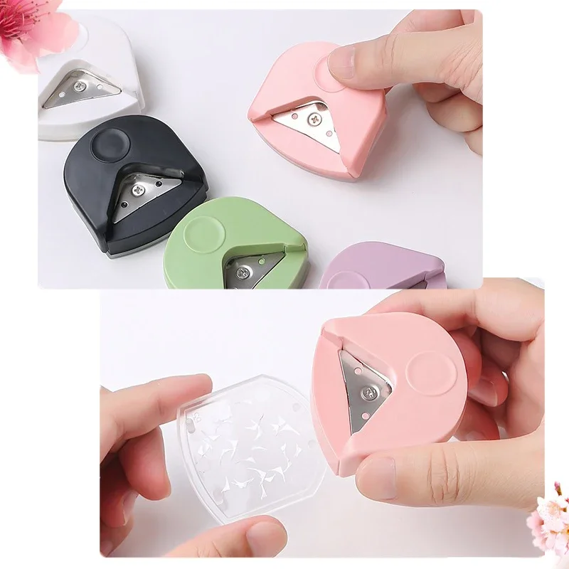 R4 Carta Arrotondata Taglierina Angolo Più Arrotondatore Foro di Carta Trimmer Angolo Pugno Foto Die Cutter Scrapbook Regalo Ufficio Fai da Te Artigianato HandTool - immagine 5
