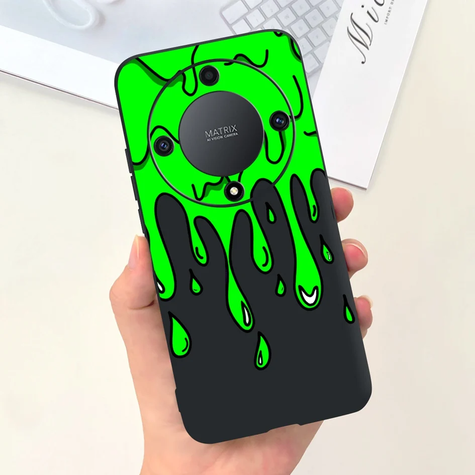 Lovely Cartoon Flower Slim Soft Silicone Phone Case Cover