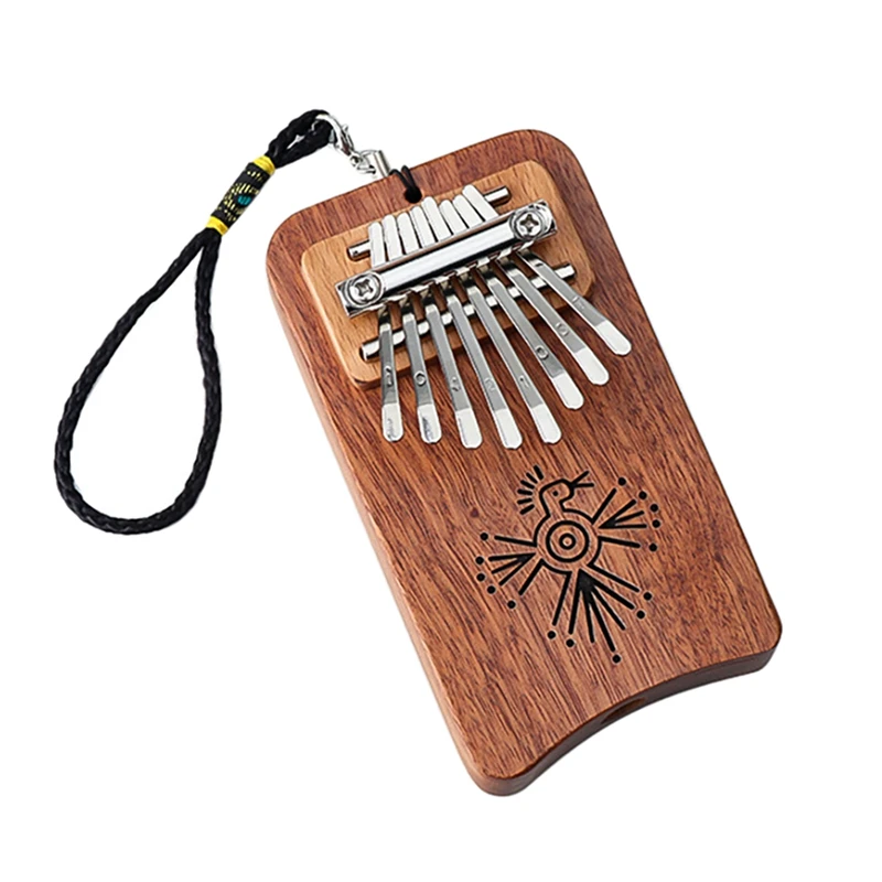 

Миниатюрное пианино Kalimba с 8 клавишами, портативное изысканное пальцевое фортепиано, подарок для детей и взрослых, музыкальный инструмент для начинающих