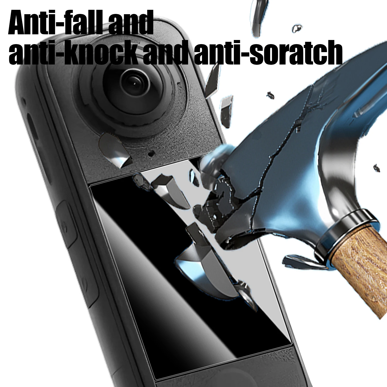 1-5Pack HD Tempered Glass for Insta360 X4 Air HD Screen Protectors Easy to installation 9H Hardness Film for Insta360 X4 Air