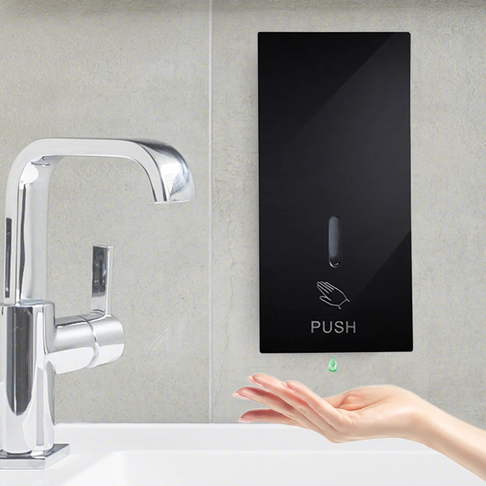

450Ml Wall Mounted Black Pressing Soap Dispenser /Shampoo Shower Gel Hand Sanitizer Container