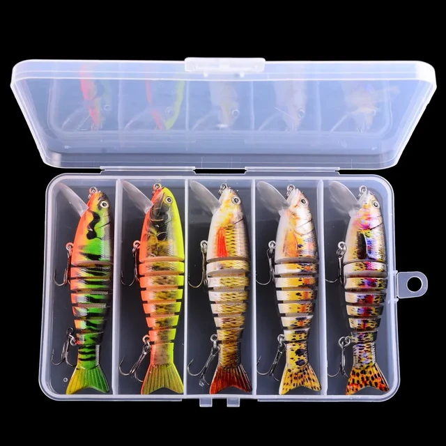 15.5g 17g 19g Wobblers Fishing Lures Jointed Crankbait Swimbait Bionic 7/8  Segment Hard Artificial Bait For Fishing Tackle box - AliExpress