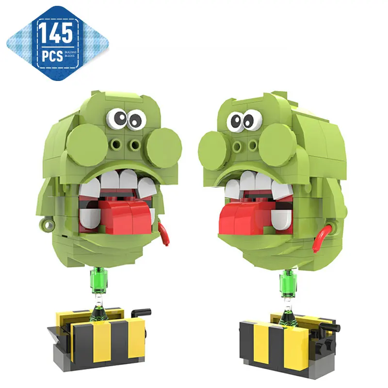 

Moc Movies Action Figures Gluttonous Slimeral Brickheadz Building Blocks Kit Classic Green Character Doll Brick Toys kid Gifts