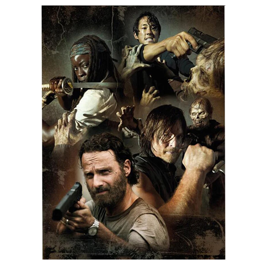

DIY Diamond Painting The Walking Dead Picture Diamond Embroidery Cross Stitch Rhinestone Mosaic Home Decor Art