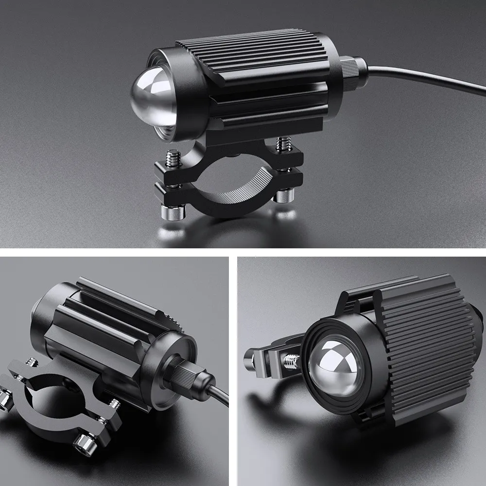 Motorcycle Fog Light 12V 24V Lens Spotlight Auxiliary Lighthouse Electric Scooter Off Road 4X4 SUV UTV