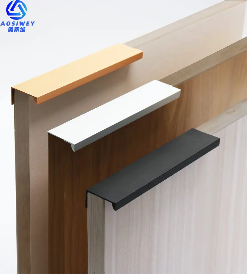 Furniture Handles Kitchen Door Handles Cabinet Pulls Drawer Knobs Hidden Handles Stainless Steel Kitchen Cupboard