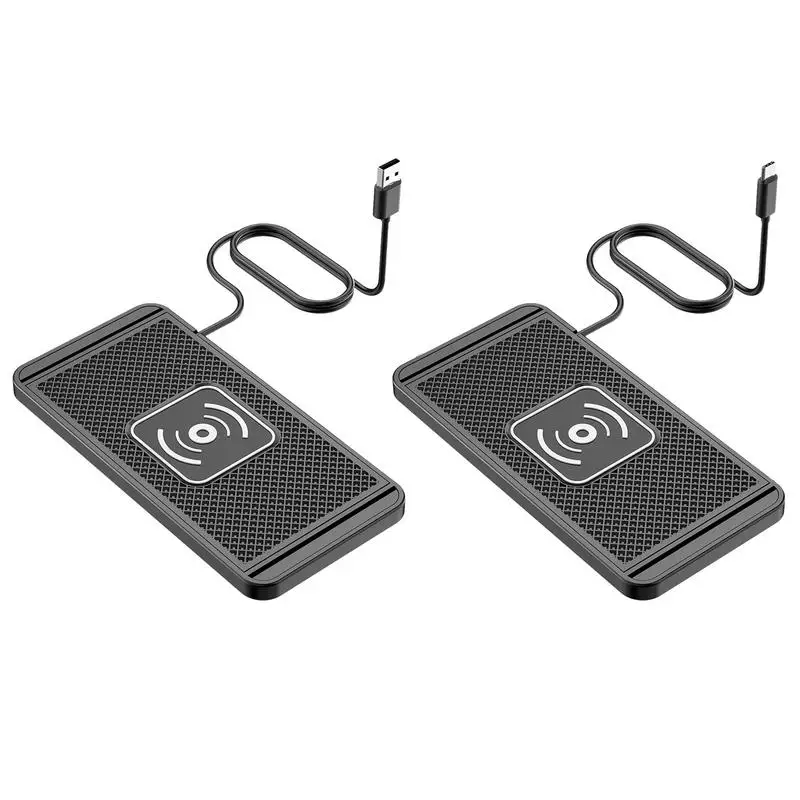 

15W Wireless Charging Pad for Cropped Car Non Slip Fast Charging Pad Supports Wireless Charging pad For Android I Phone