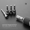 10Pcs 6-19mm Magnetic Power Nut Driver Set for Impact Drill Quick Change Chuck Socket Wrench Nut Setters 1/4" Hex Shank 4