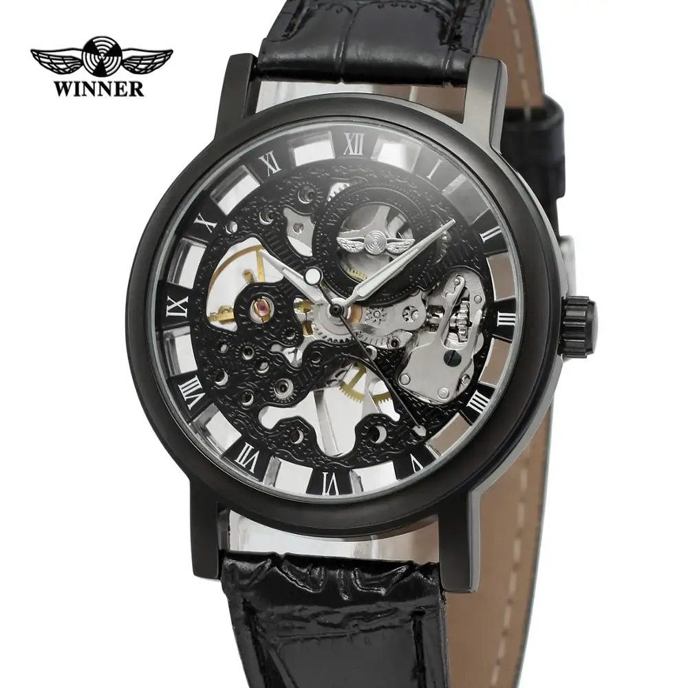 2021 Forsining Top Brand Luxury Automatic Mechanical Watch Luminous Three Eyes Six Needles Skeleton Male Wrist Watch Wrist Clock 
