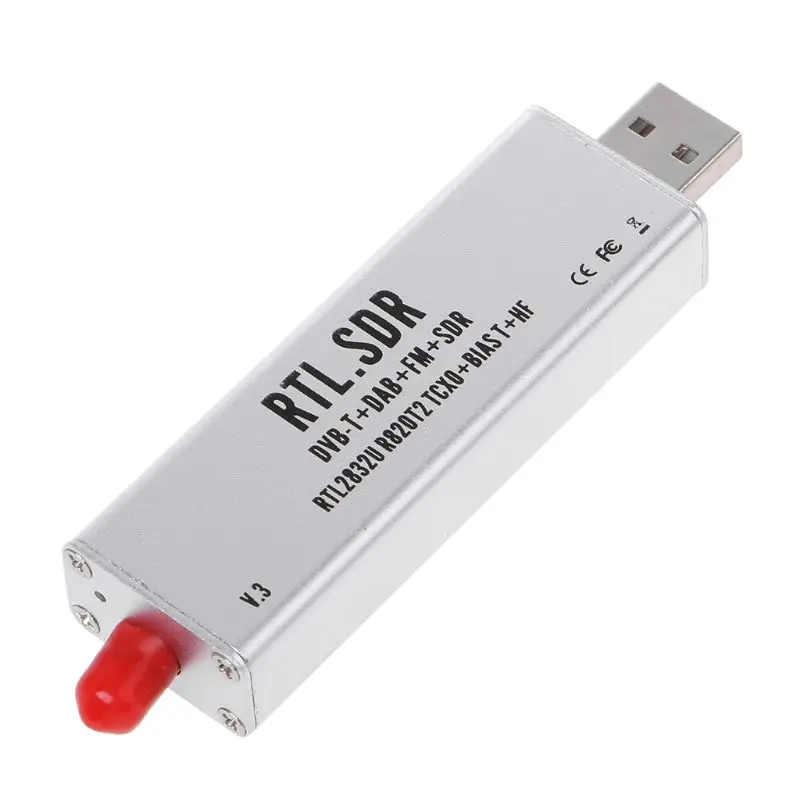 T28C 0.1Mhz-1.7Ghz Rtl-Sdr V3 Rtl2832U 1Ppm Tcxo Hf 바이어스 Sma 소프트웨어 정의 라디오