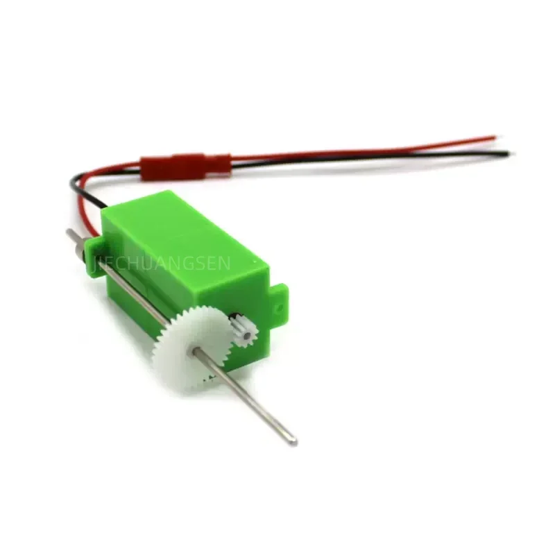 Green box 180 reducer,180 gear motor 3-7V DIY Car model Gear reduction frame micro gear motor reducer,Double shaft