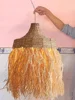 New Design Handmade Woven Wabi Sabi Rattan Grass Thailand Japanese Simple Natural Australia House Popular Pendant Lamps Lights 5