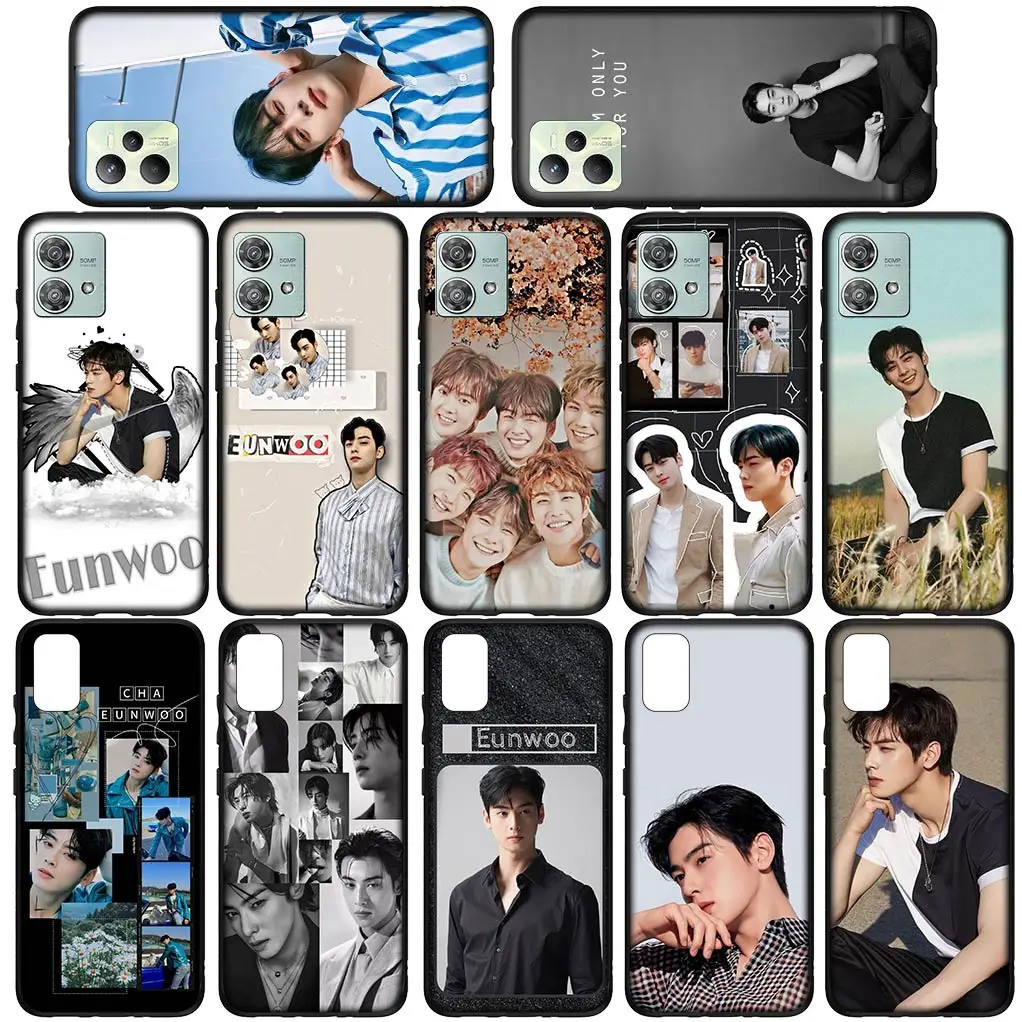 Cha EunWoo Artistic Design Flexible Phone Case for POCO F6 (6)