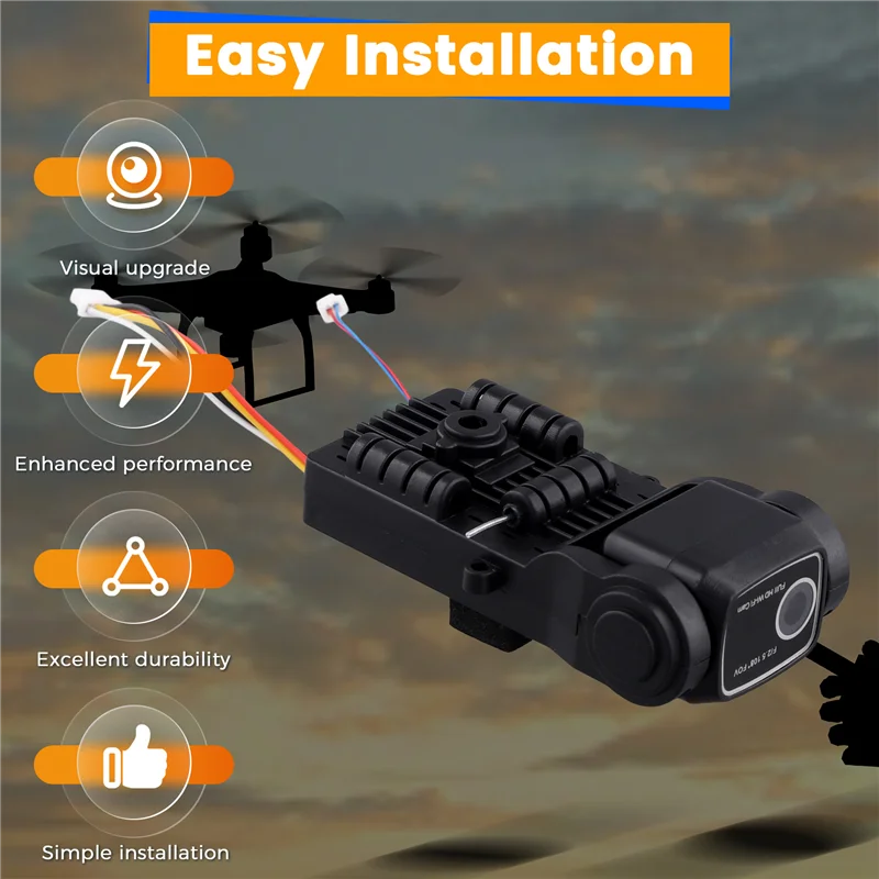 Caméra de remplacement pour drone L900 Pro - Noir