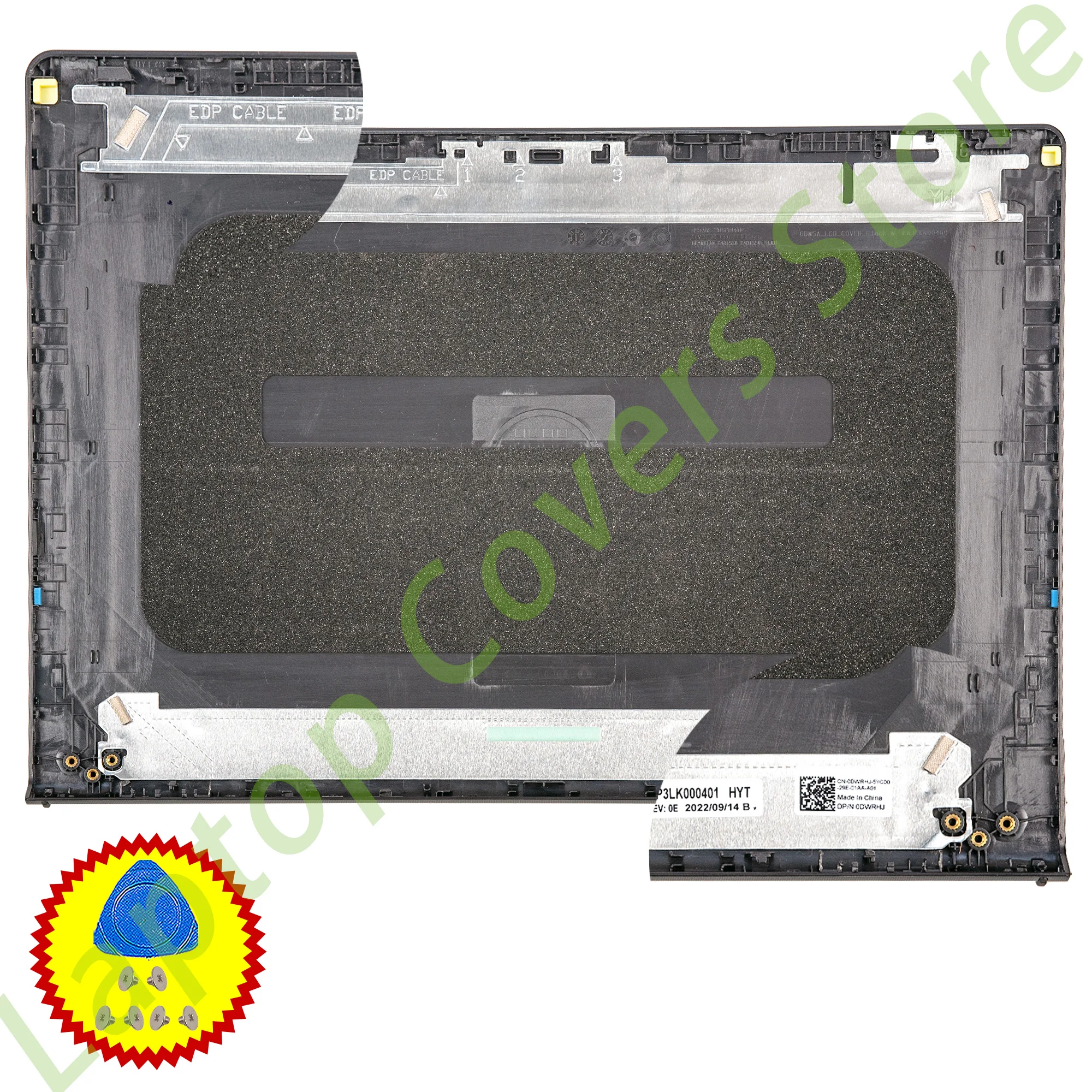 Ricambio Scocca Laptop Dell Cover Posteriore LCD Cornice Anteriore Cerniere Per Dell Inspiron 15 3510 3511 3515 - Ricambio Cover Posteriore Dell Inspiron 15