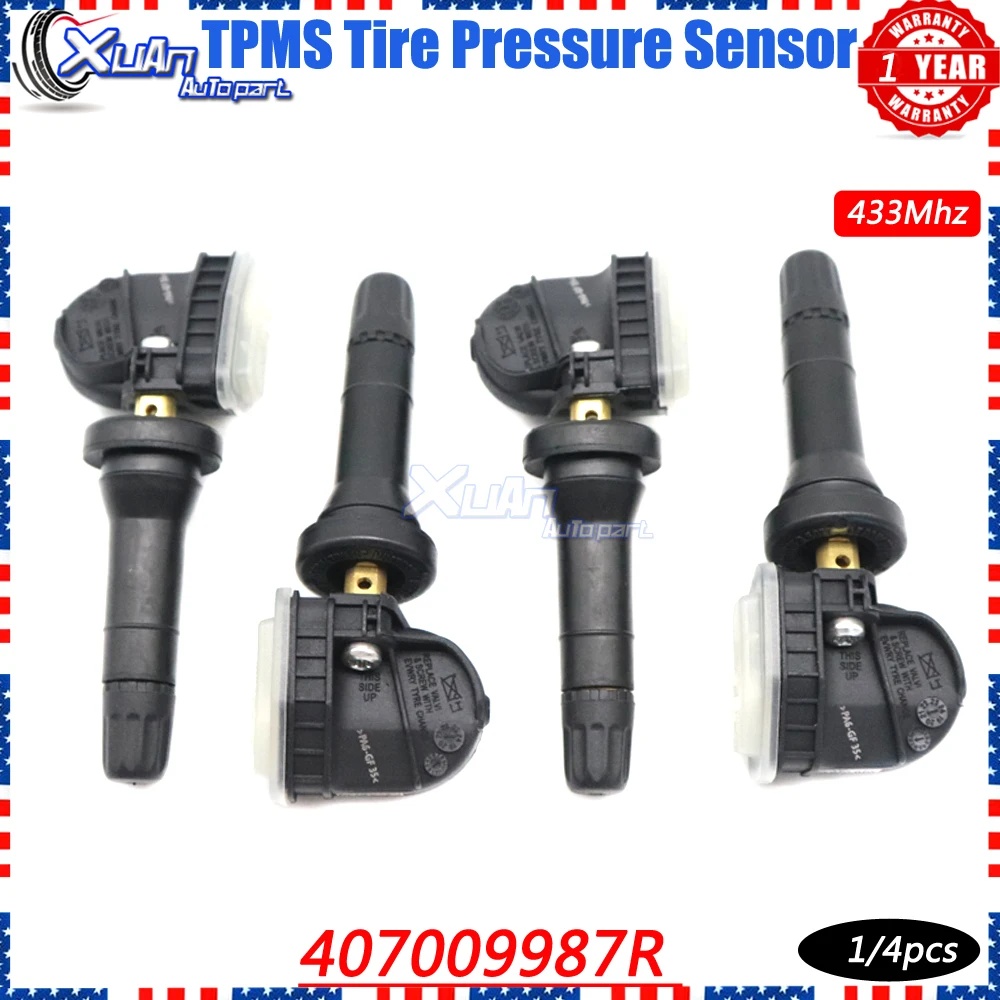 XUAN TPMS Tire Pressure Sensor Monitoring System 407009987R For Lada Xray Captur Dacia Sandero Dokker Duster Lodgy Logan